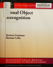 Visual Object Recognition Grauman Kristen Lorraine 1979 Leibe