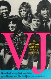 Vj The Unplugged Adventures Of Mtvs First Wave 1st Atria Books Hardcover Ed Blackwood