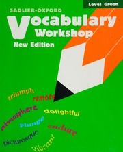 Vocabulary Workshop Level Green Johns Jerry L Russell Virginia