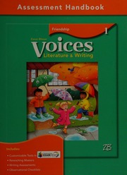 Voices Literature Writing Grade 1 Friendship Teacher Edition Snow