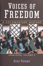 Voices Of Freedom A Documentary History Foner Eric