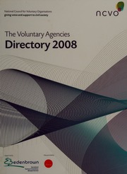 The Voluntary Agencies Directory 2008 Unknown