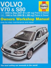 Volvo V70s80 Petrol Diesel 9807 S To 07 Randall Martynn