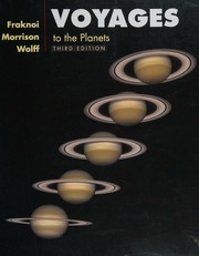 Voyages To The Planets 3 Edition Fraknoi Andrew Morrison David