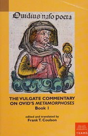 The Vulgate Commentary On Ovids Metamorphoses Book 1 Coulson