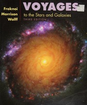 Voyages To The Stars And Galaxies 3 Edition Fraknoi Andrew Morrison