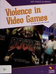 Violence In Video Games None Gimpel Diane Marczely None