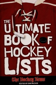 The Ultimate Book Of Hockey Lists None None None Mccaig Sam