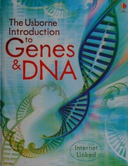 The Usborne Introduction To Genes Dna Claybourne Anna Author