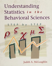 Understanding Statistics In The Behavioral Sciences Step By Step 1 Edition Mclaughlin
