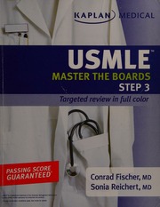 Usmle Step 3 Master The Boards Fischer Conrad Reichert Sonia