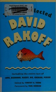 The Uncollected David Rakoff Rakoff David Author Young Timothy G Timothy Garrett