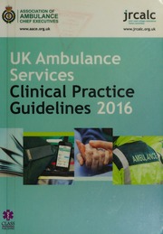 Uk Ambulance Services Clinical Practice Guidelines 2016 Brown