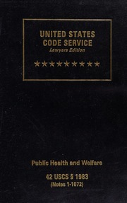 United States Code Service All Federal Laws Of A General And Permanent Nature Arranged In Accordance With The Section Numbering Of The United States Code And The Supplements Thereto Uscs Title 42 Public Health And Welfare ʹʹ 13961399 Lawyers Ed Unknown