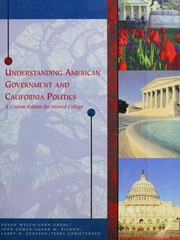Understanding American Government And California Politics Welch