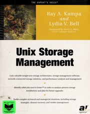 Unix Storage Management Kampa Ray A Bell Lydia V