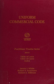 Uniform Commercial Code 6 Table Of Laws Table Of Cases Index White
