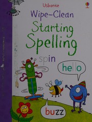 Usborn Wipeclean Starting Spelling Bingham Jane Author Williams