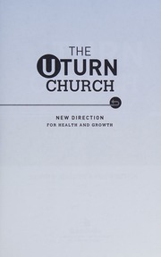 The Uturn Church New Direction For Health And Growth Harney