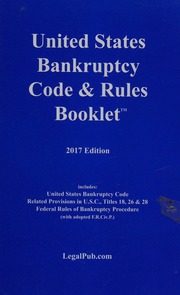 United States Bankruptcy Code Rules Booklet United States Bankruptcy United States Supreme Court Federal Rules Of Bankruptcy Procedure