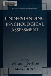 Understanding Psychological Assessment Dorfman William I Hersen