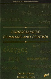Understanding Command And Control Alberts David S David Stephen