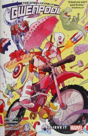 The Unbelievable Gwenpool Believe It Hastings Christopher Beyruth