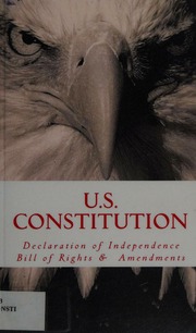 Us Constitution Declaration Of Independence Bill Of Rights Amendments Unknown