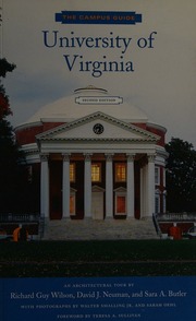 University Of Virginia An Architectural Tour 2nd Ed Wilson
