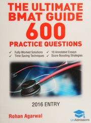 Ultimate Bmat Guide 600 Practice Questions Agarwal Rohan Salt