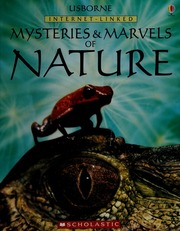 Usborne Internetlinked Mysteries Marvels Of Nature Dalby Elizabeth