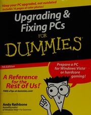Upgrading Fixing Pcs For Dummies 7th Ed Rathbone Andy