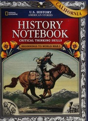 Us History American Stories Beginnings To World War I California History Notebook National Geographic Learning