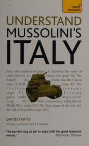 Understand Mussolinis Italy Evans David 1931 December 2