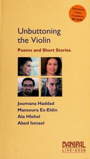 Unbuttoning The Violin Poems And Short Stories By Four Authors On Tour Haddad