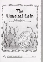 The Unusual Coin Carlson Kent Chesworth Michael Illustrator Houghton Mifflin Company