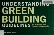 Understanding Green Building Guidelines For Students And Young Professionals 1st Ed Rider
