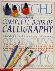 Usborn Complete Book Of Calligraphy Young Caroline Lyon Chris