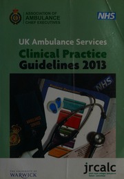 Uk Ambulance Services Clinical Practice Guidelines 2013 Fisher