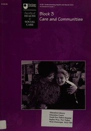 Understanding Health And Social Care 4th Ed Open University K100 Course Team Open University School Of Health And Social Welfare