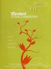 Kjv Standard Lesson Commentary 20102011 Vol 58 Nickelson Ronald L Underwood