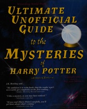 Ultimate Unofficial Guide To The Mysteries Of Harry Potter Waters