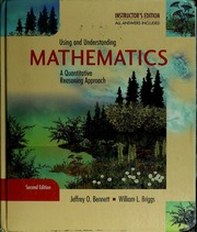 Using And Understanding Mathematics A Quantitative Reasoning Approach 2 Edition Bennett