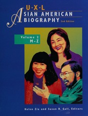 Uxl Asian American Biography 2nd Ed Zia Helen Gall Susan B