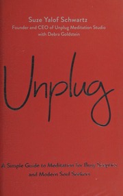Unplug A Simple Guide To Meditation For Busy Skeptics And Modern Soul Seekers Yalof Schwartz