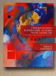 Understanding Elementary Algebra With Geometry A Course For College Students Hirsch