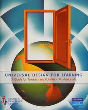 Universal Design For Learning A Guide For Teachers And Education Professionals Council For Exceptional Children