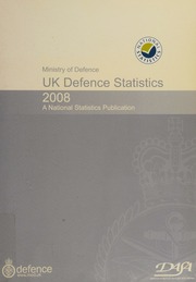 Uk Defence Statistics 2008 Great Britain Ministry Of Defence