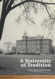 A University Of Tradition The Spirit Of Purdue Purdue Reamer Club