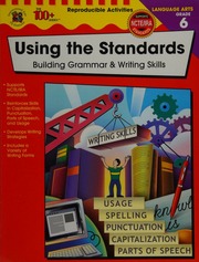 Using The Standards Building Grammar Unknown